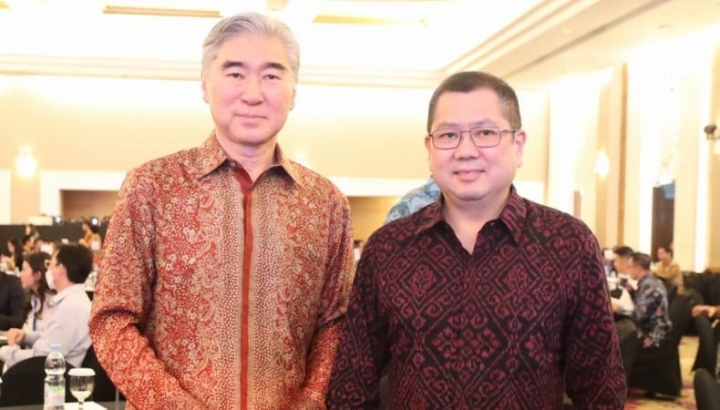 Hary Tanoe Diskusi dengan Dubes AS Sung Y Kim