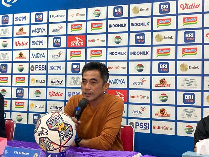 PSS Dikalahkan Persita, Seto Nurdiantoro Minta Maaf