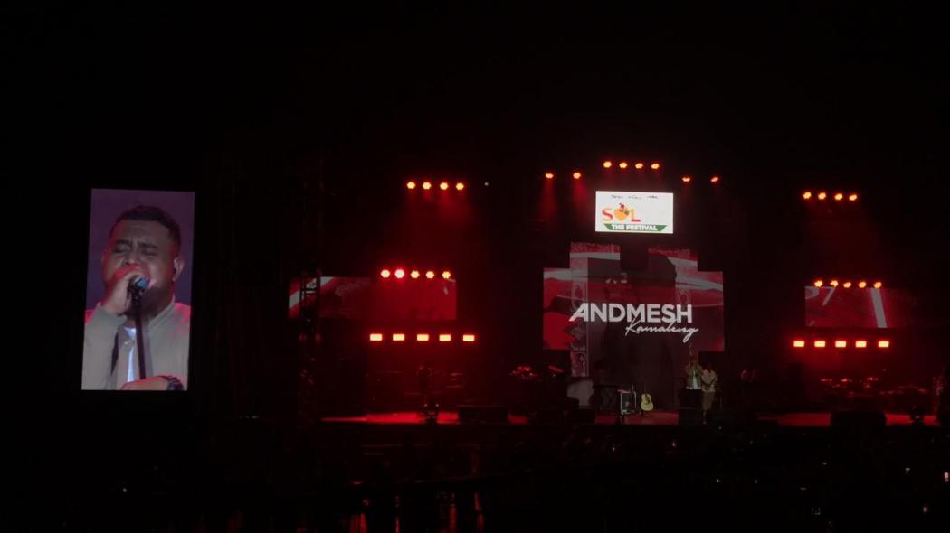 Andmesh Kamaleng Sapa Penonton di Sound Of Love The Festival