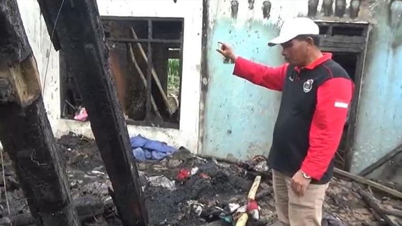 Diduga akibat Korsleting Listrik, Rumah Warga di Boyolali Terbakar