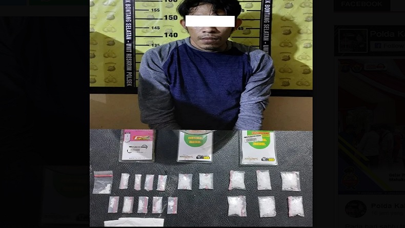 Baru 1 Bulan Bebas, Residivis Ini Ditangkap Lagi Kasus Narkoba