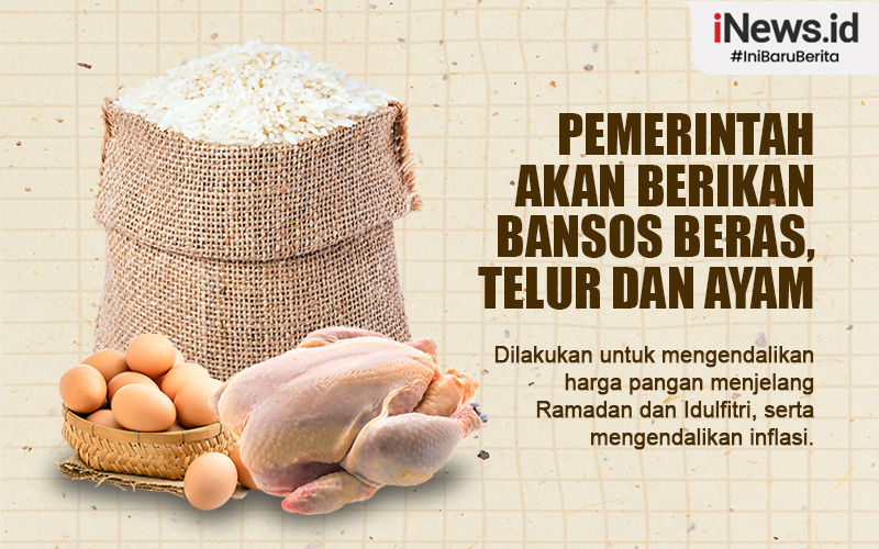 Bansos Beras 10 Kg Segera Disalurkan, Besaran Telur dan Ayam Masih Dihitung