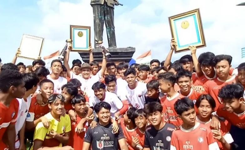 Keren, Sekolah Olahraga di Pati Ini Bangun 7 Lapangan Bola Sejajar Pertama di Indonesia