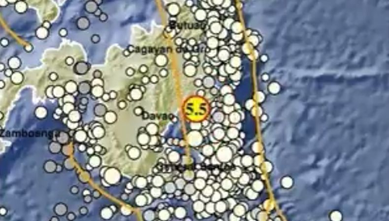 Gempa Guncang Melonguane Sulut Lagi, Magnitudo 5,5 Kedalaman 10 Km