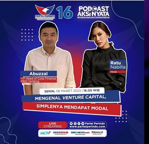 Yuk Mengenal Venture Capital di Podcast Aksi Nyata Hari ini Pukul 16.00 WIB