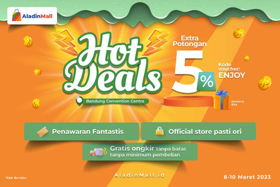 Serbu Booth AladinMall di MNC University Bandung, Belanja Langsung Bisa Dapat Mystery Box + Diskon Menarik!