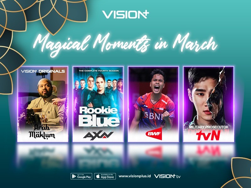 Vision+ Hadirkan Konten Spesial Maret, Ada Original Series Arab Maklum hingga BWF