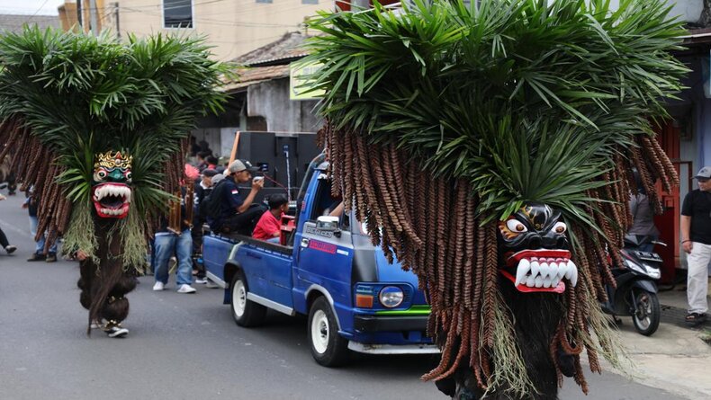 Pawai Bebegig Digelar di Sukamantri, Upaya GMP Lestarikan Kesenian Tradisional Ciamis