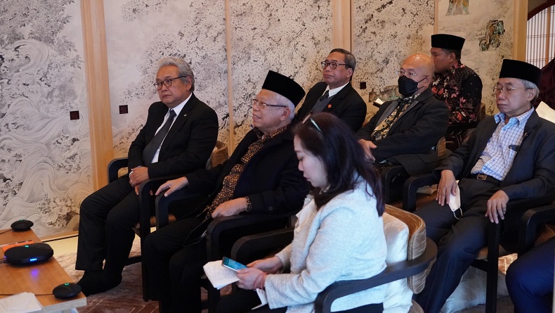 Wapres Ma'ruf Lanjutkan Lawatan ke Kyoto, Bakal Bicara Toleransi Beragama di Indonesia