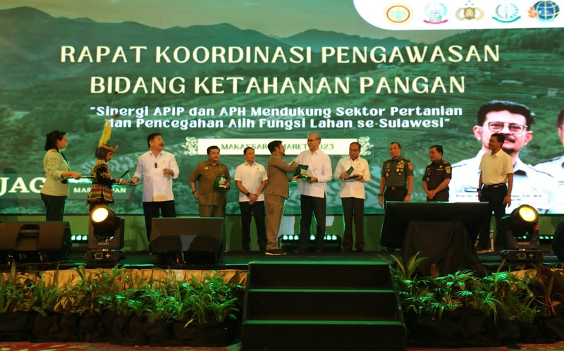 Cegah Alih Fungsi Lahan, Mentan Syahrul Yasin Limpo Sinergi dengan APIP dan APH
