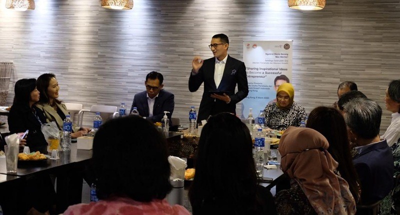 Restoran Indonesia di Causeway Bay Hong Kong Ramai Pengunjung, Sandiaga Uno Semringah