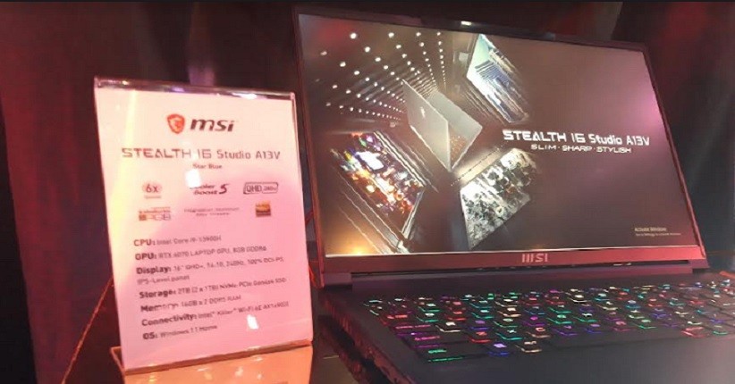 MSI Luncurkan Laptop Gaming Baru, Sudah Dilengkapi Kartu Grafis RTX 40 Series