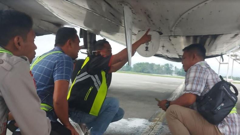 Sempat Ditembaki KKB di Yahukimo, Pesawat Trigana Air Mendarat di Sentani