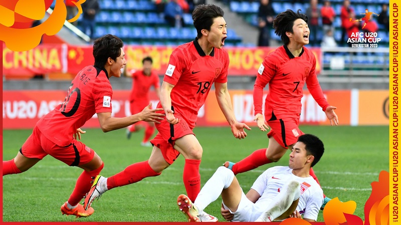 Hasil Piala Asia U-20: Korea Selatan U-20 ke Semifinal Usai Hajar China hingga Extra Time