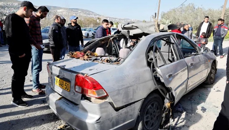 Pasukan Israel Tembak Mati 3 Pejuang Palestina Dalam Mobil dari Jarak Dekat