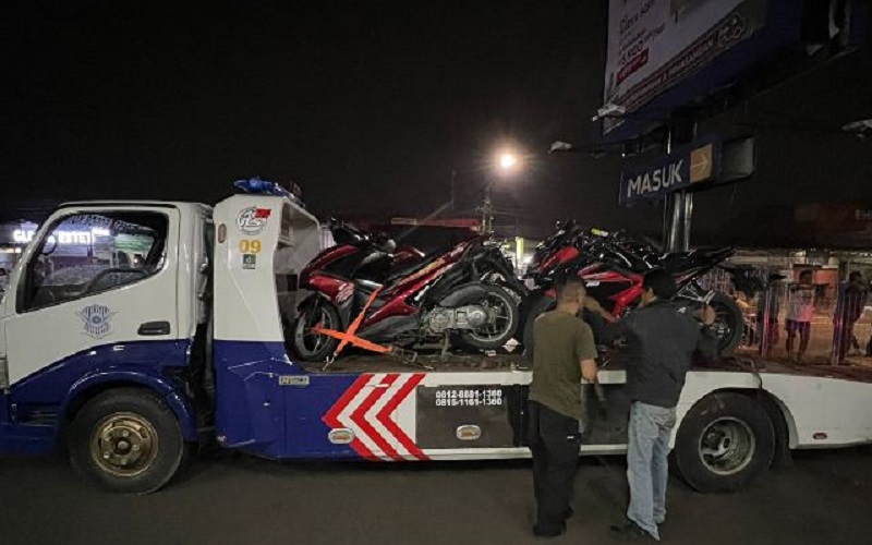 Polisi Razia Knalpot Bising di Bogor, 40 Motor Disita