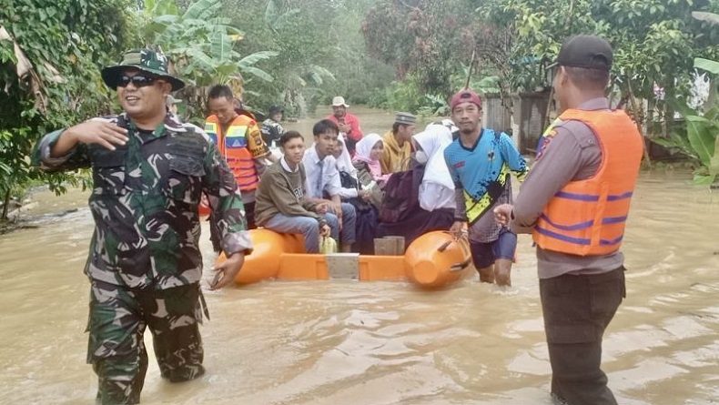 Banjir di Balangan Rendam 7 Desa, 2.687 Jiwa Terdampak
