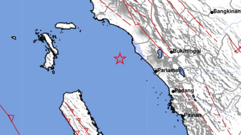 Gempa Hari Ini Magnitudo 3,9 Guncang Agam Sumbar
