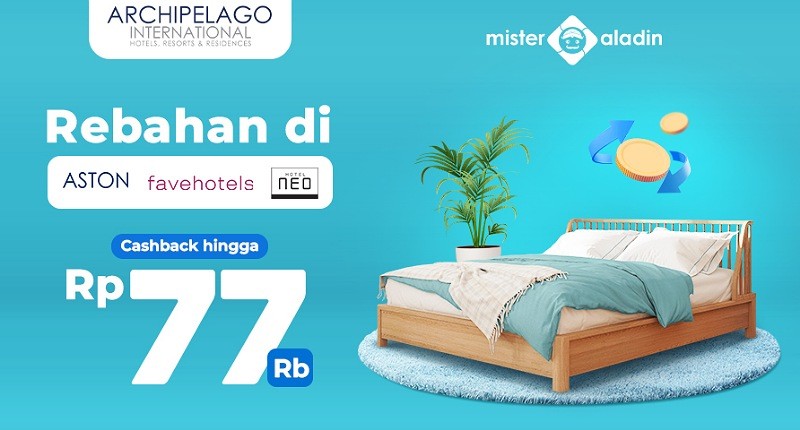 Mau Rebahan di Hotel Bintang 4 & 5 dengan Cashback s.d Rp77.000? Nih Buruan Ambil Promonya!