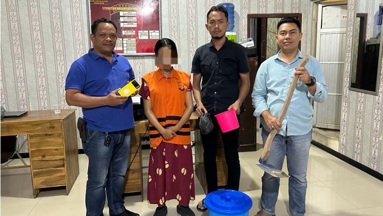 Ibu Pembuang Mayat Bayi di Lampung Selatan Ditangkap, Ternyata Hasil hubungan Gelap