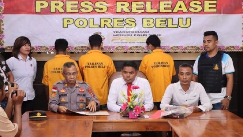 Perkosa Bergilir Gadis 16 Tahun, 4 Pemuda di Belu NTT Dijerat Pasal Berlapis