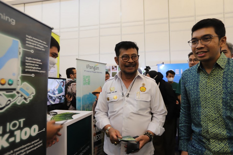 Mentan SYL Gairahkan Startup dan Petani Milenial Memajukan Pertanian Presisi