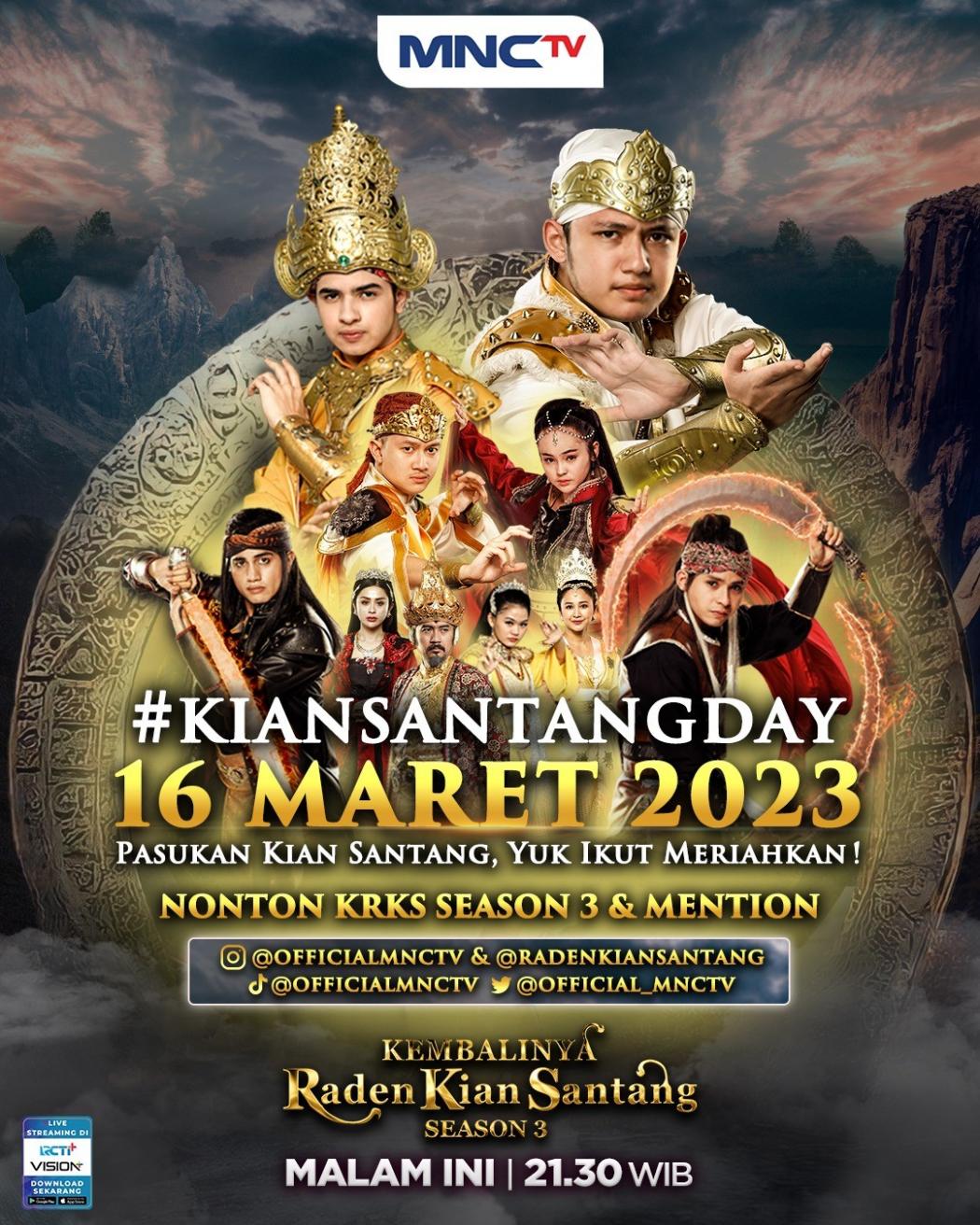 Sinetron Kembalinya Raden Kian Santang Season 3 Bakal Tayang Perdana Malam Ini, Saksikan di MNCTV