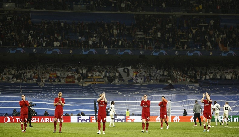 Beri Semangat Pendukung Liverpool, Real Madrid Mainkan YNWA Selepas Laga