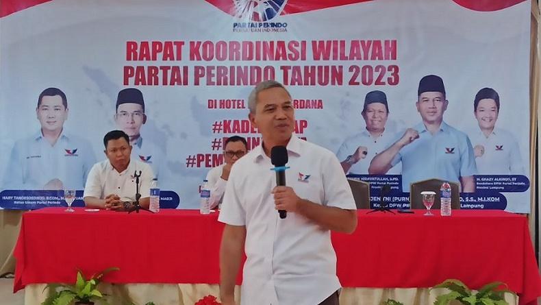 Optimistis Menang Pemilu 2024, Ini Target Perolehan Suara DPW Partai Perindo Lampung 