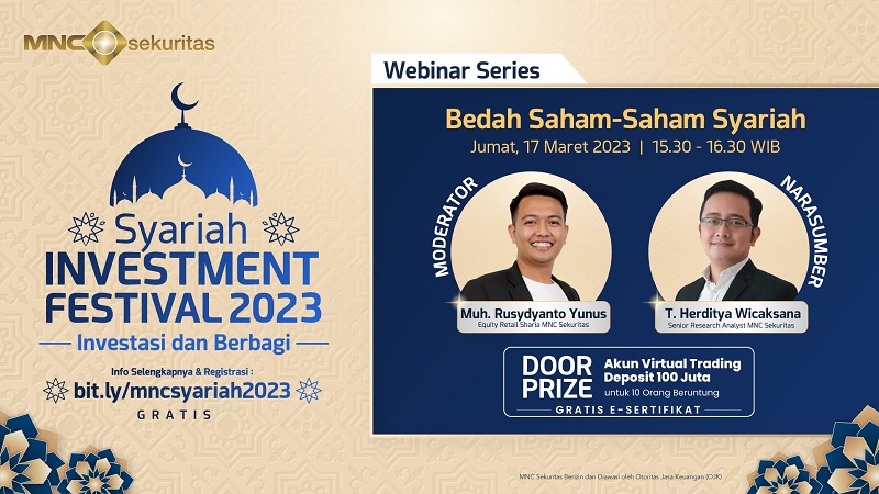 Yuk, Belajar Pasar Modal Syariah di Webinar MNC Sekuritas Bedah Saham-saham Syariah