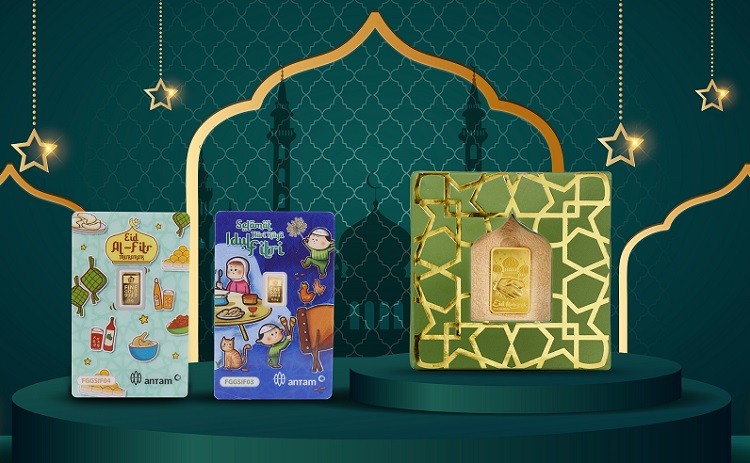 Antam Hadirkan Emas Tematik Idul Fitri 2023, Ada Souvenir untuk 300 Pembeli