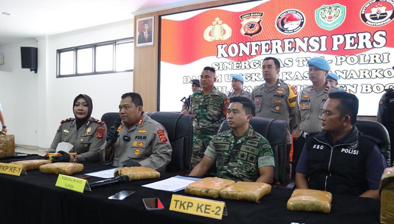 Pengedar Narkotika 6,5 Kilogram Ganja di Bogor Ditangkap, Modusnya Lewat Jasa Ekspedisi