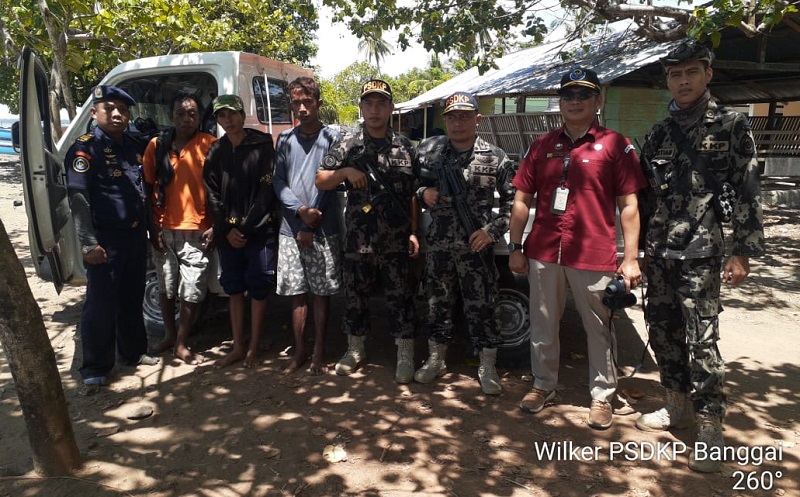 KKP Tangkap Tiga Pengebom Ikan di Pesisir Banggai