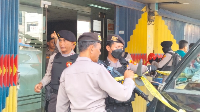 Perampokan Bersenjata Api di Bandarlampung, 1 Karyawan dan 2 Satpam Ditembak