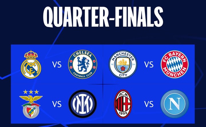 Drawing Perempat Final Liga Champions: Bayern Munchen Vs Man City, Real Madrid Jumpa Chelsea