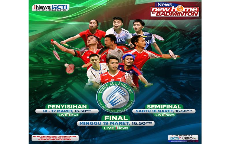 Saksikan The Daddies vs Fajar/Rian di Final All England 2023, LIVE iNews