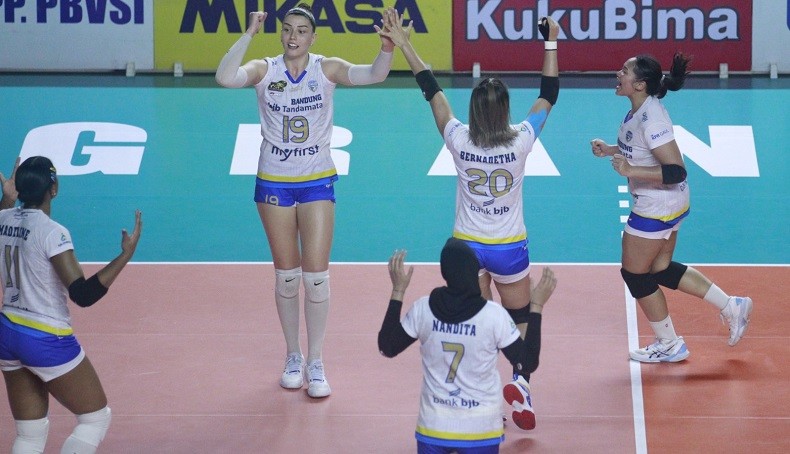 Sukses Pertahankan Gelar Juara di Proliga 2023, Bandung Bank BJB Tandamata Ukir Catatan Manis