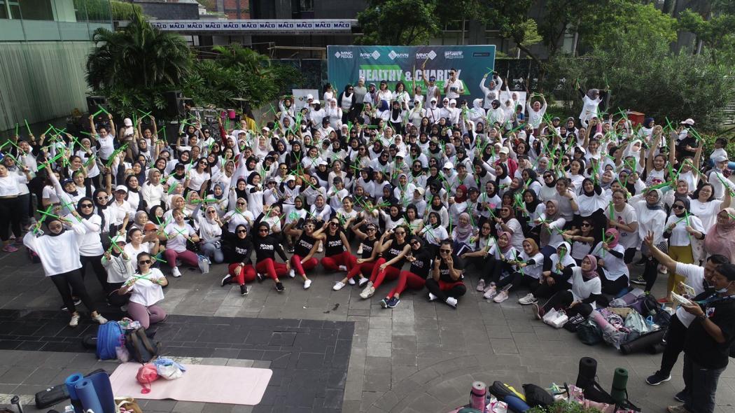 Dimeriahkan 300 Peserta, MNC Land dan MNC Peduli Sukses Gelar Healthy & Charity X Pound with MNC Squad