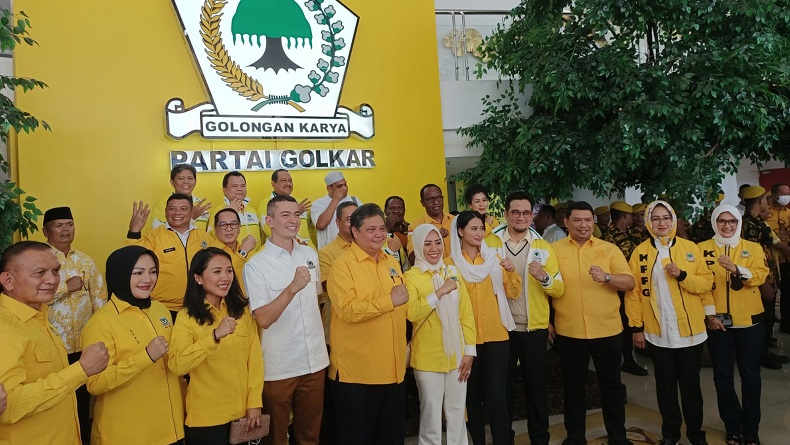 Airlangga Sebut 40.000 Lebih Fungsionaris Siap Menangkan Golkar di Pemilu 2024