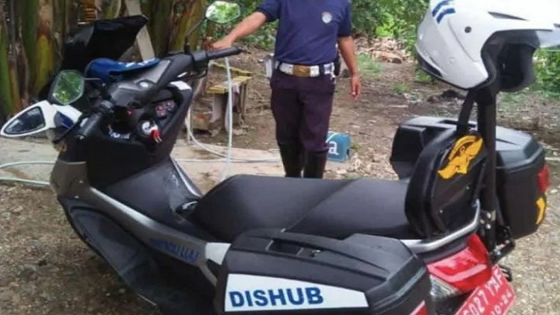 Waduh, Motor Dinas Dishub Balangan Hilang saat Disimpan di Garasi Rumah Petugas