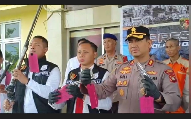  Kapal Kelapa Sawit Dibajak Puluhan Orang di OKI, 4 Pelaku Ditangkap