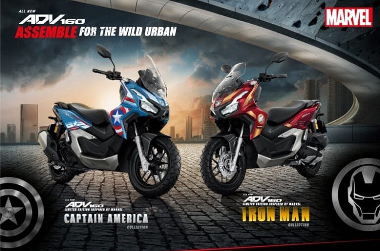 Honda Luncurkan ADV 160 Edisi Captain America dan Iron Man, Begini Penampakannya