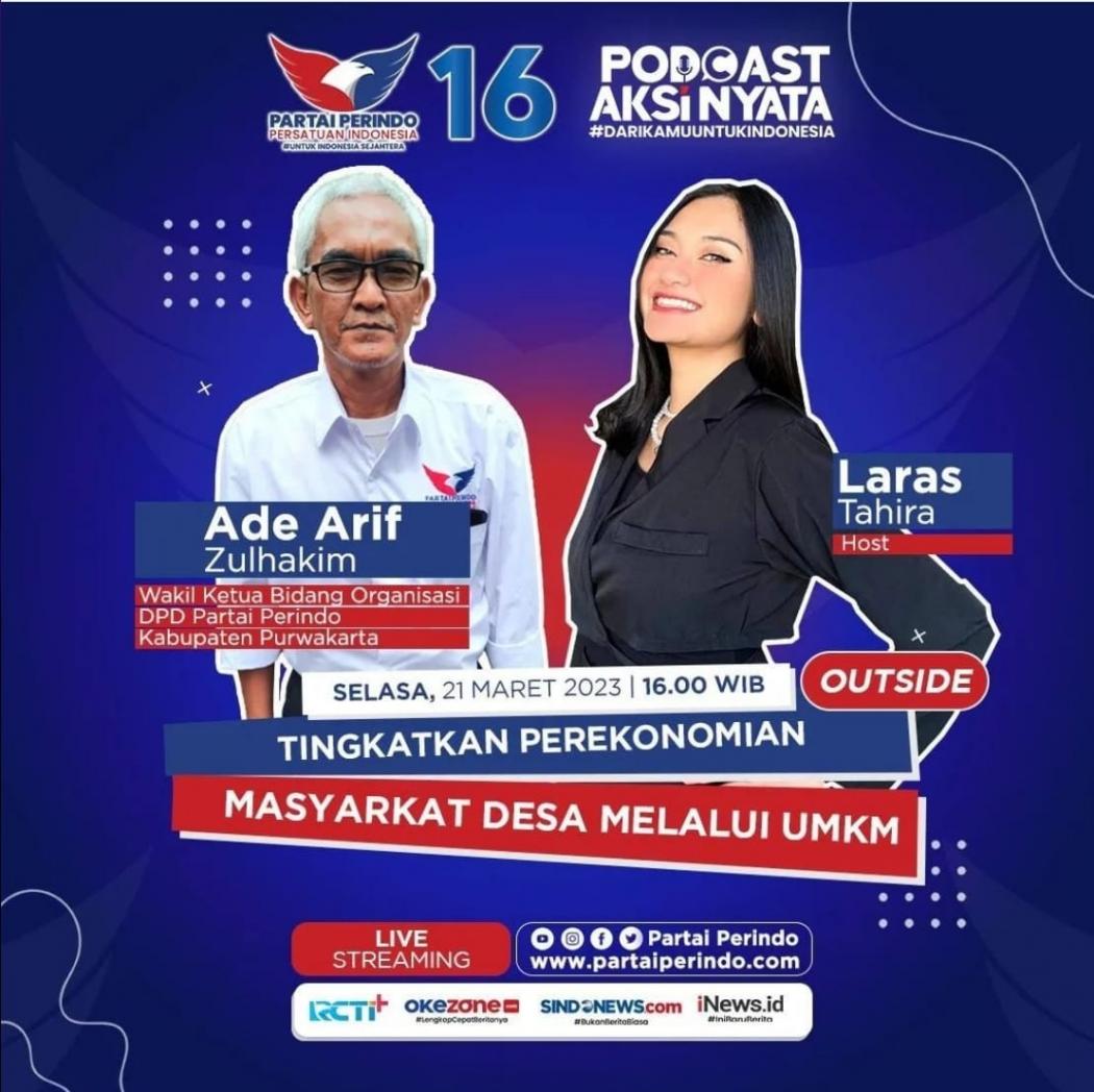 Simak Tips Tingkatkan Ekonomi Masyarakat Desa Melalui UMKM di Podcast Aksi Nyata Hari Ini Pukul 16.00 WIB
