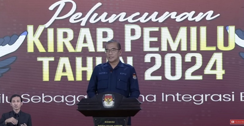 Peluncuran Kirab Pemilu 2024 Diselenggarakan Serentak di Delapan Lokasi