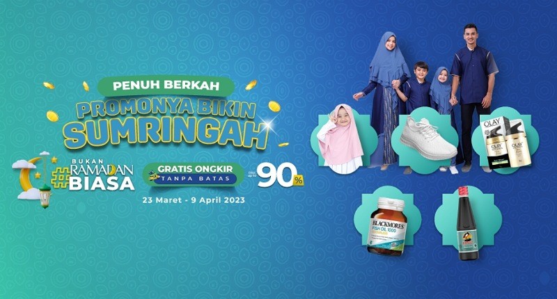 Penuh Berkah, Promonya Bikin Sumringah! Kejar Diskon s.d 90% + Gratis Ongkir di AladinMall