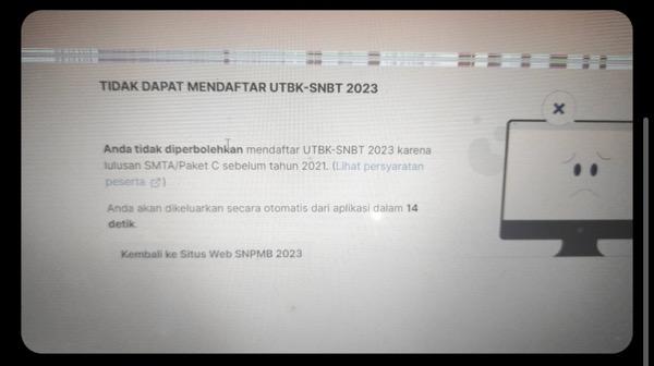Lulusan SMA 2021 Tidak Bisa Daftar SNBT 2023? Ini Kata Panitia SNPMB   