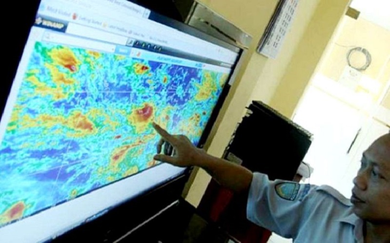 Cuaca Sumsel 24 Maret, Mayoritas Wilayah Diprakirakan Hujan 