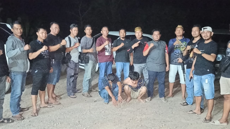 Mantap, Polsek Manggala Tulang Bawang Tangkap 2 Pencuri Mobil Pikap Kurang dari 24 Jam