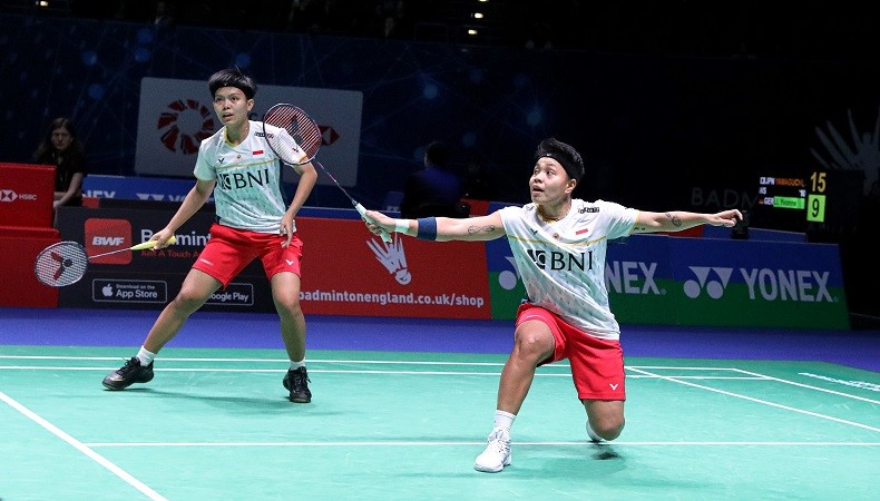 Hasil Swiss Open: Cedera, Apriyani/Fadia Retired