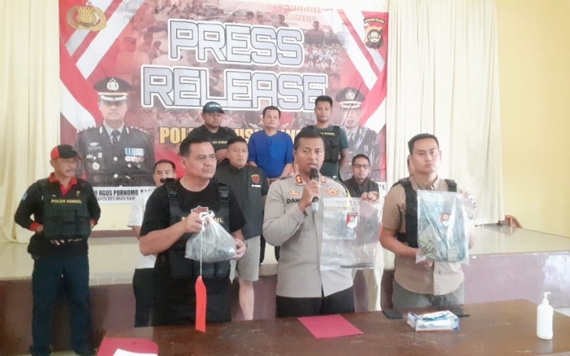 Polisi Tangkap Pelaku Pembunuhan Anggota Panwaslu Kelurahan di Musi Rawas